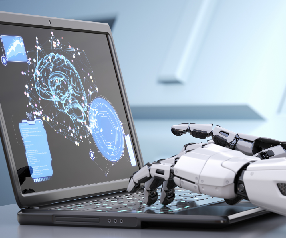 Automating repetitive tasks with robotic process automation to improve efficiency, reduce errors, and streamline business operations.